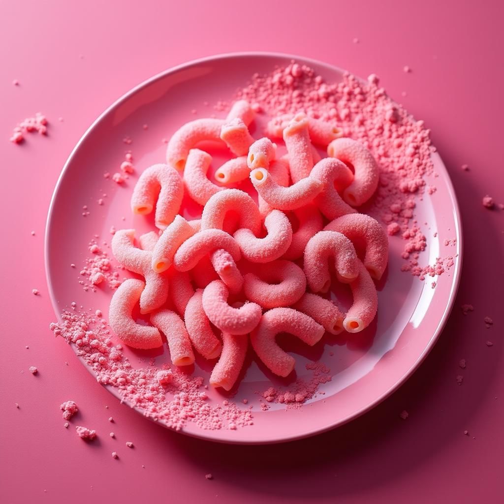 Fuchsia Macaroni and Cheese Fantasy Concept Art