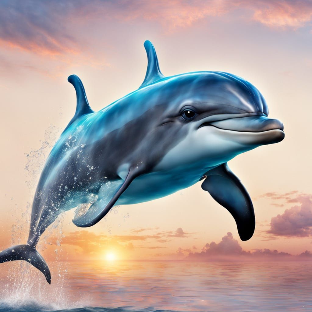 AI Generated Image of a Dolphin