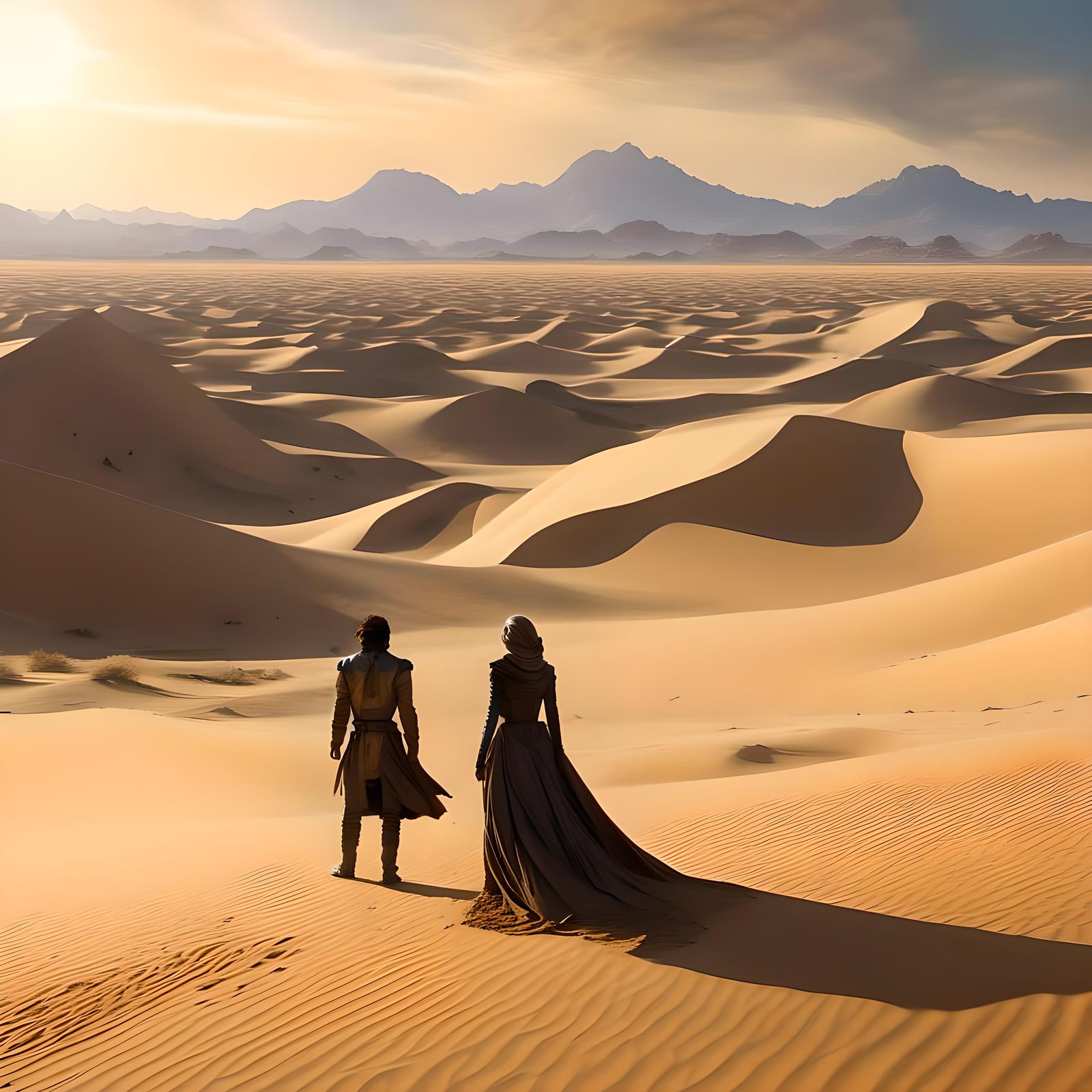<lora:Real Desert:1.0> A gigantic, large, extremely photogenic, breathtaking,  precise, 
masterpiece, cinematic, sand du...
