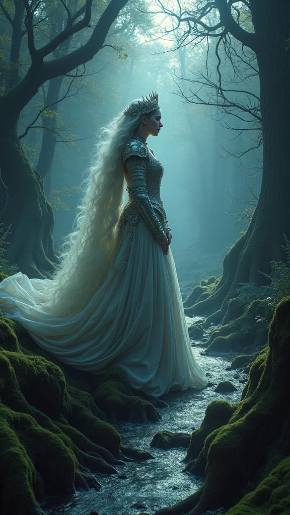 Epic Battle Between Light and Darkness in Ominous Woods