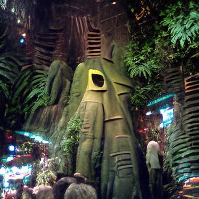 Alien Monolith in Rainforest Cafe