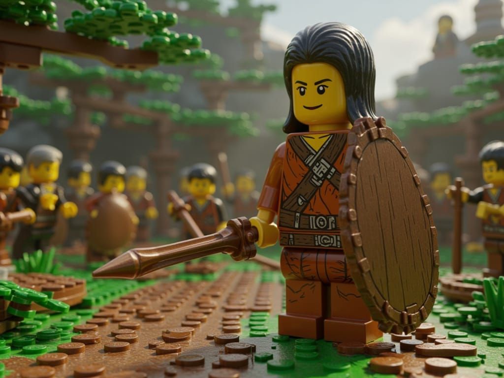 Ciri Training with a Wooden Zweihander