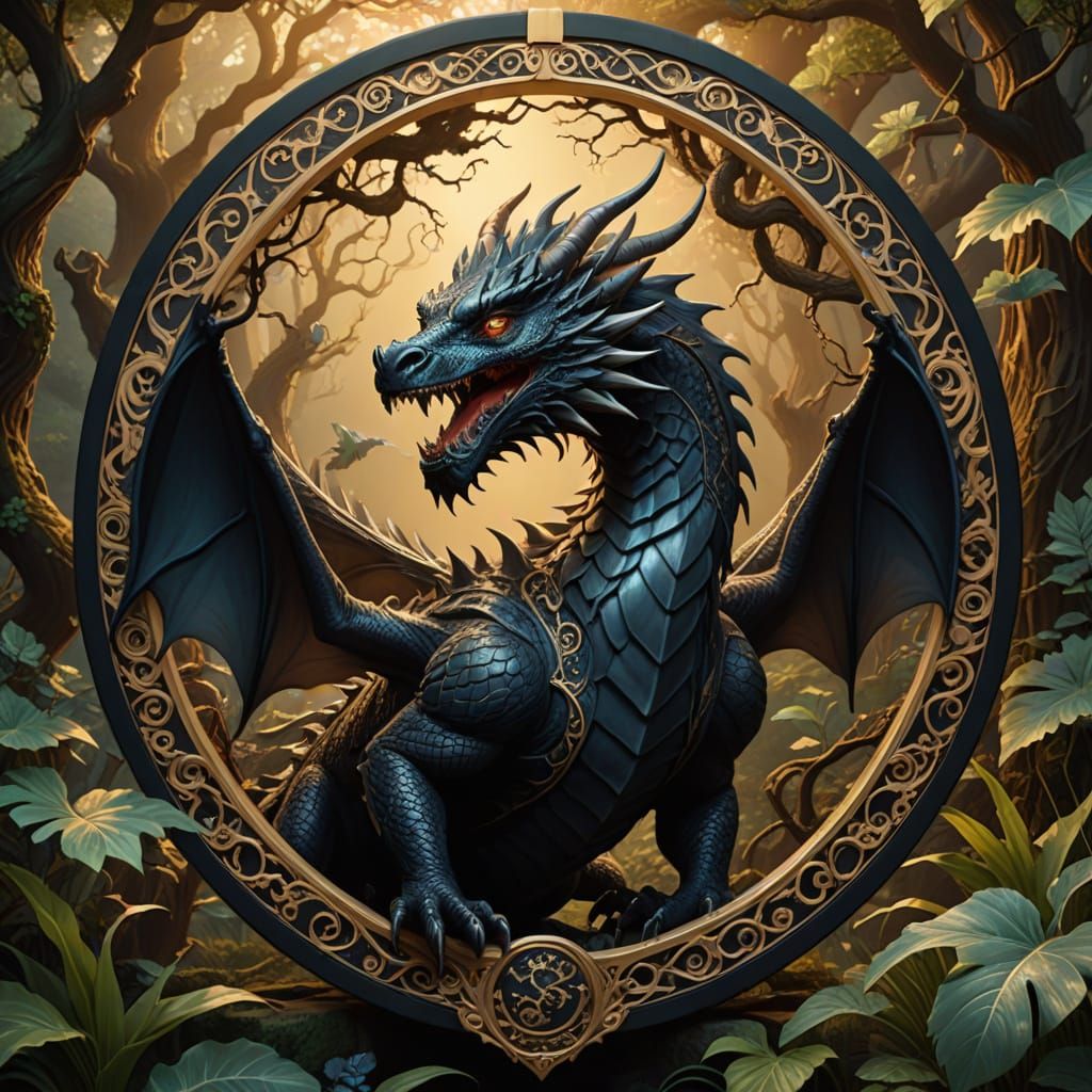 Dragon's Lace Transformation: A Fantasy Illustration