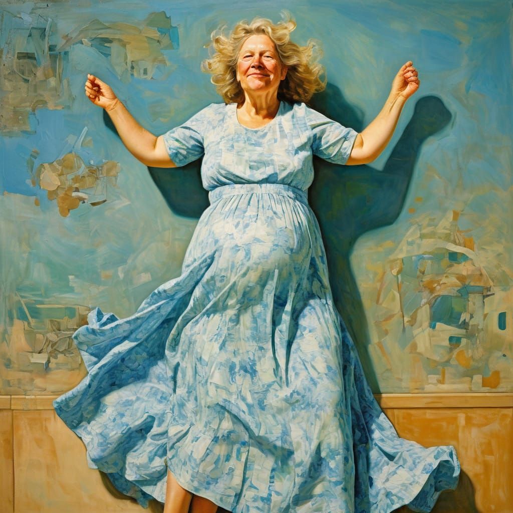 Sedate Summer Afternoon in Realistic Style