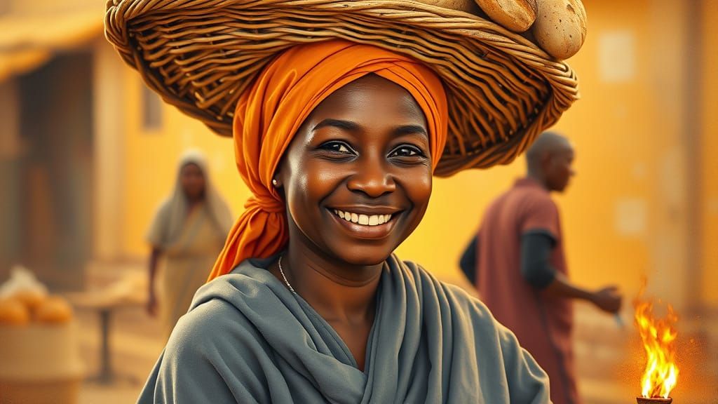 Warmth of a Baker's Pride in Traditional Attire