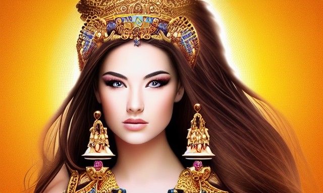 Ethereal Female Goddess in Digital Art