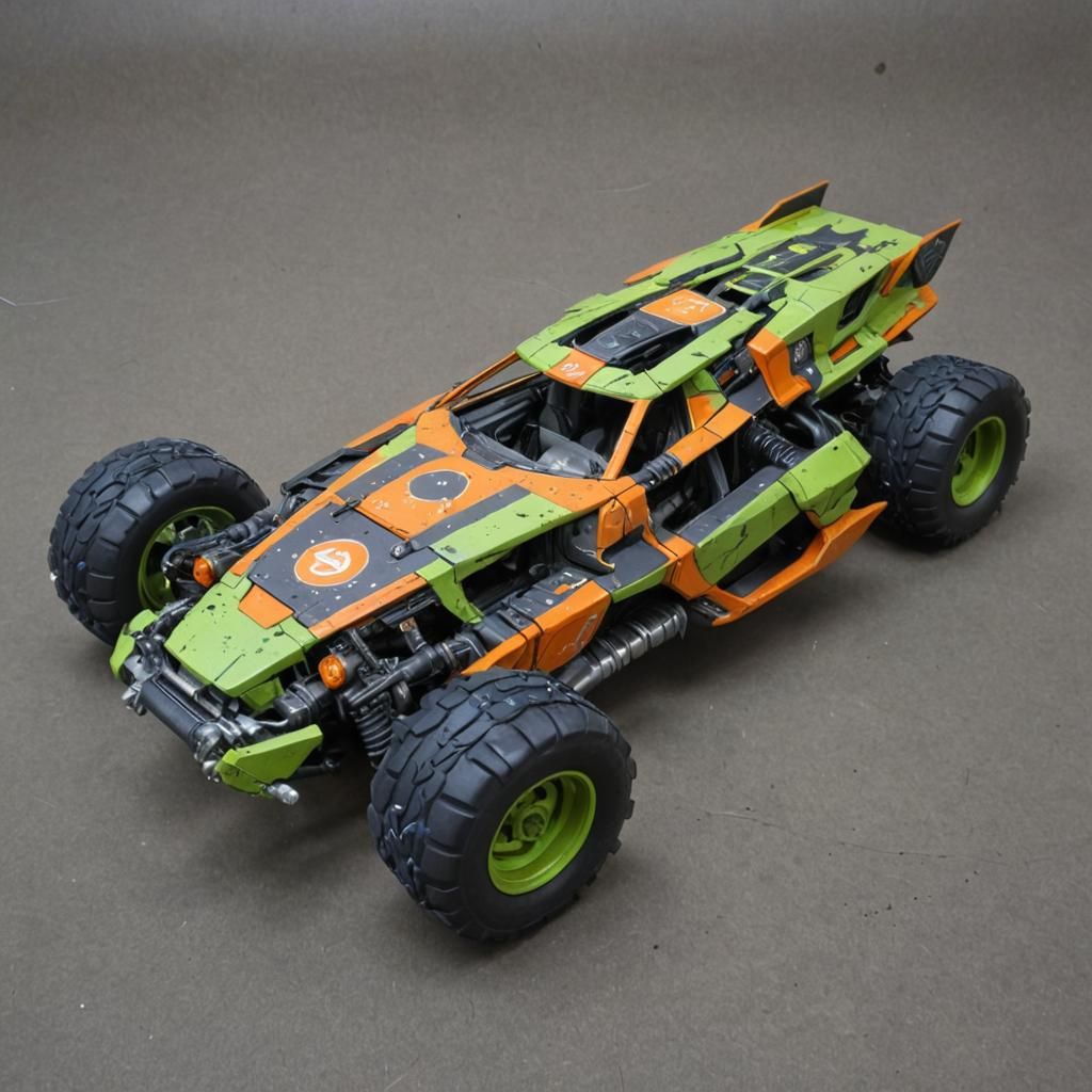 Cyberpunk Vehicle in Simon Bisley Style