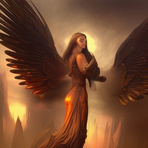 Death of an Angel: Detailed Matte Painting