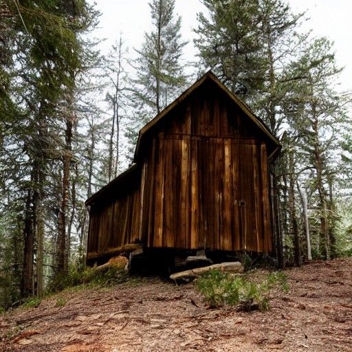 Mysterious Cabin in the Forest