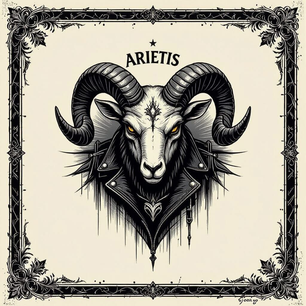 Biker in Selvedge Denim Jacket, Cyberpunk Style