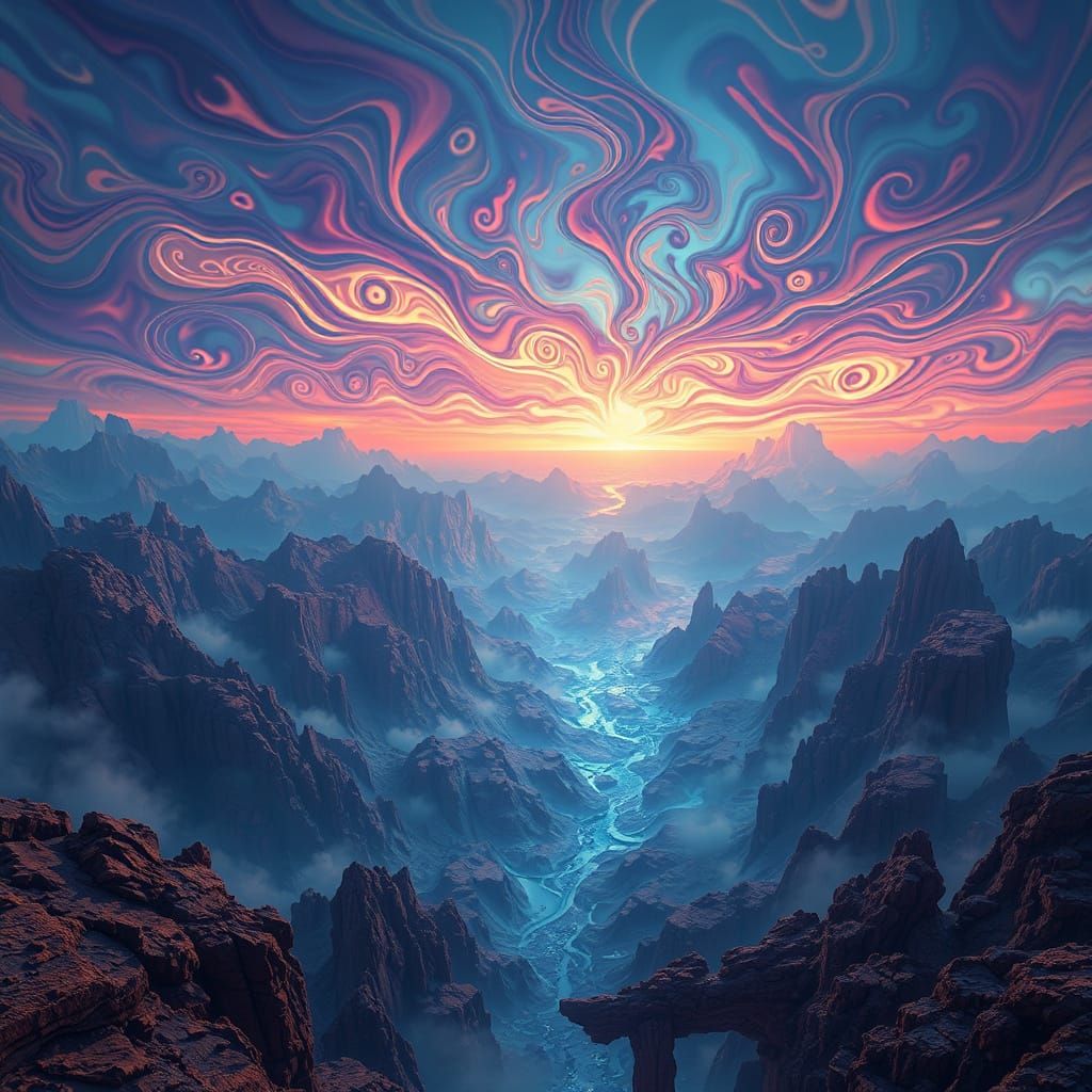 Ethereal Realms Unveiled in Mystical Depth