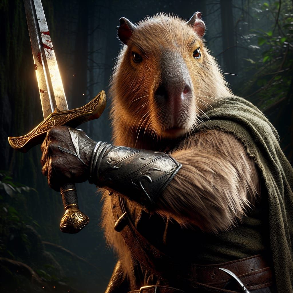 Capybara Warrior