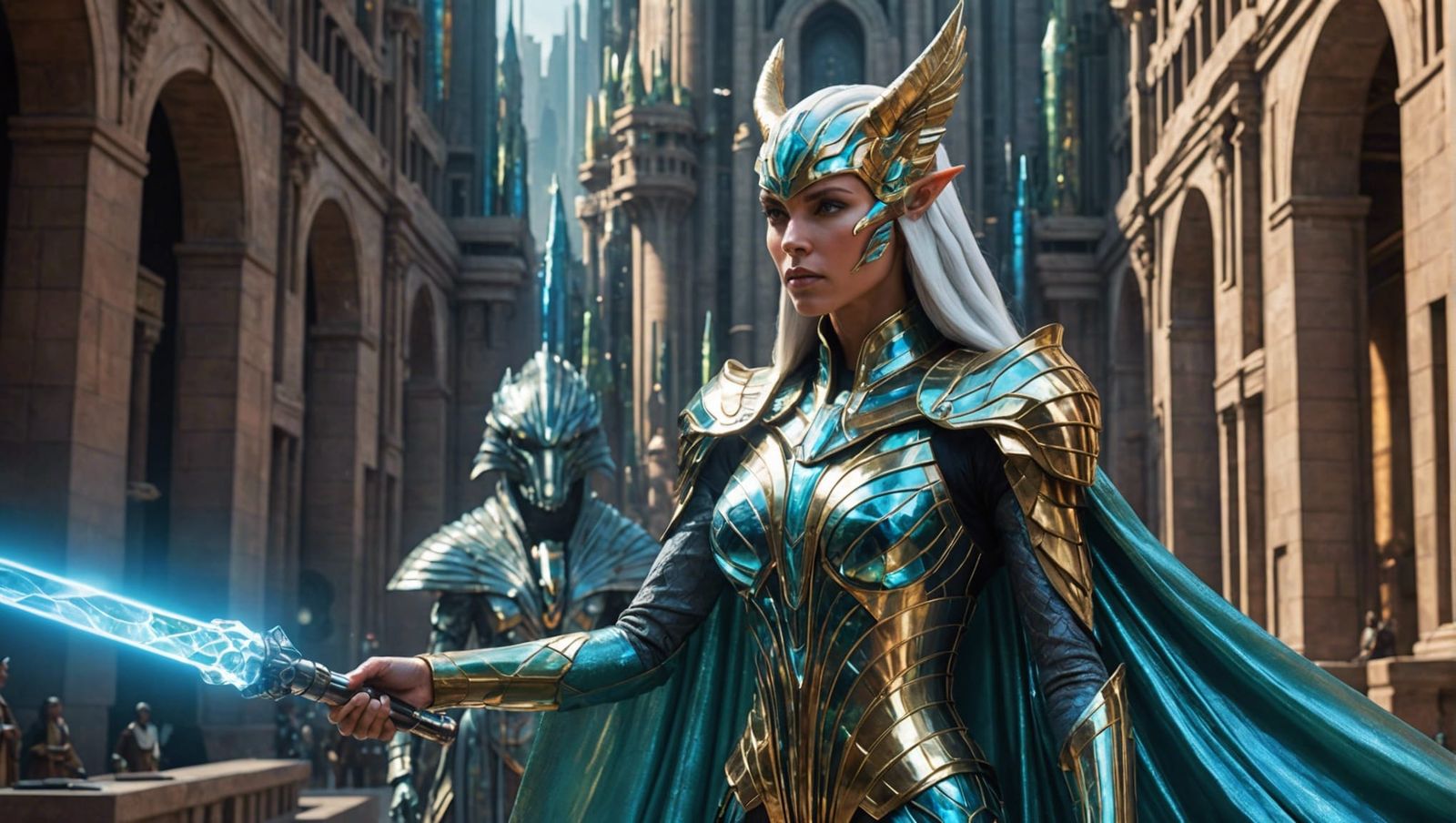 Futuristic Atlantis Before the Fall: A Science Fantasy