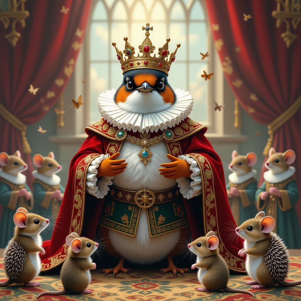 Robin Presides Over Medieval Ceremony in Fantasy Style