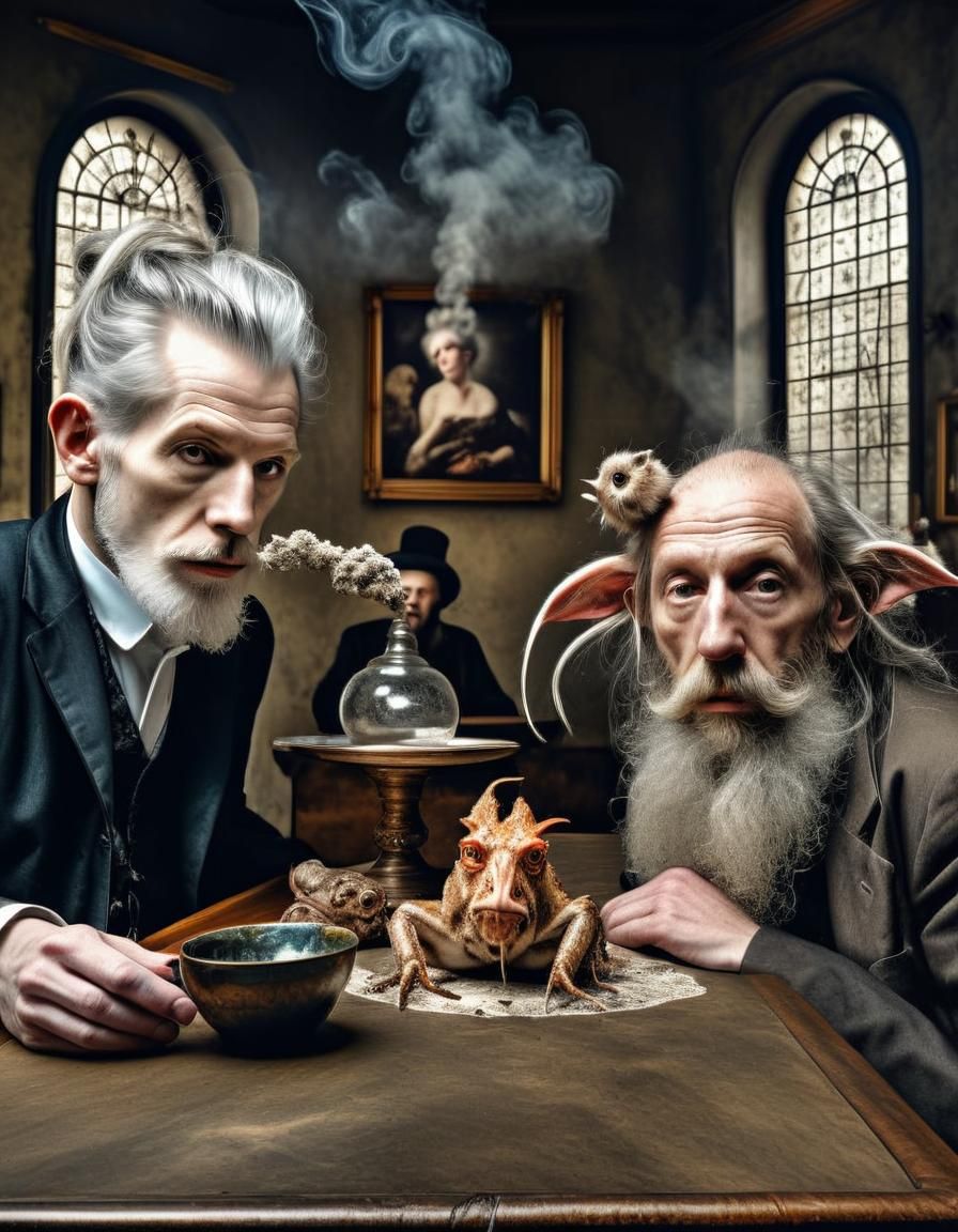 Exotic People and Bizarre Aliens in Surreal Setting