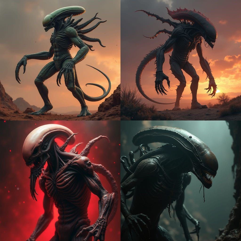 Alien Romulus Fused With Xenomorph