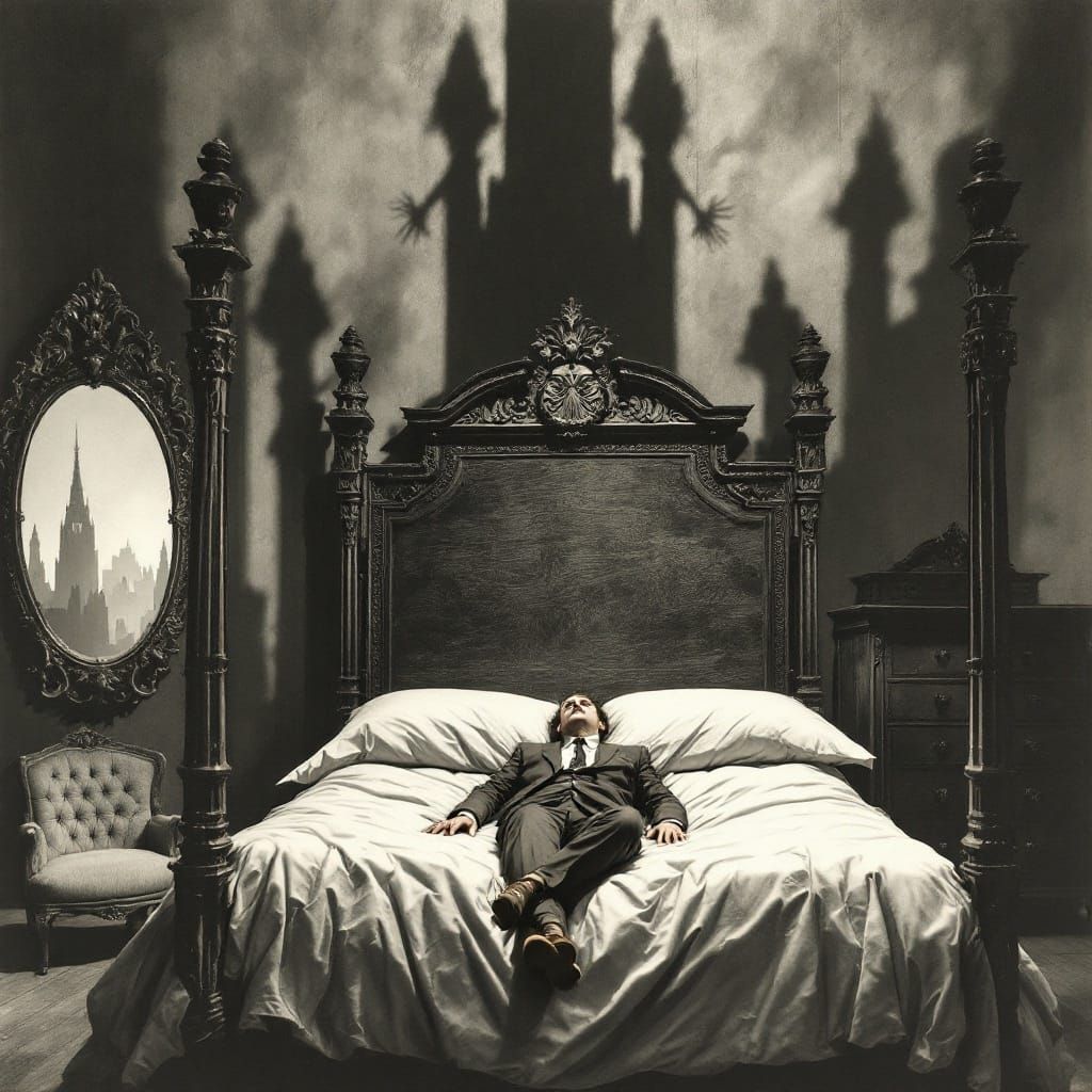 Surreal Room with Oversized Furniture