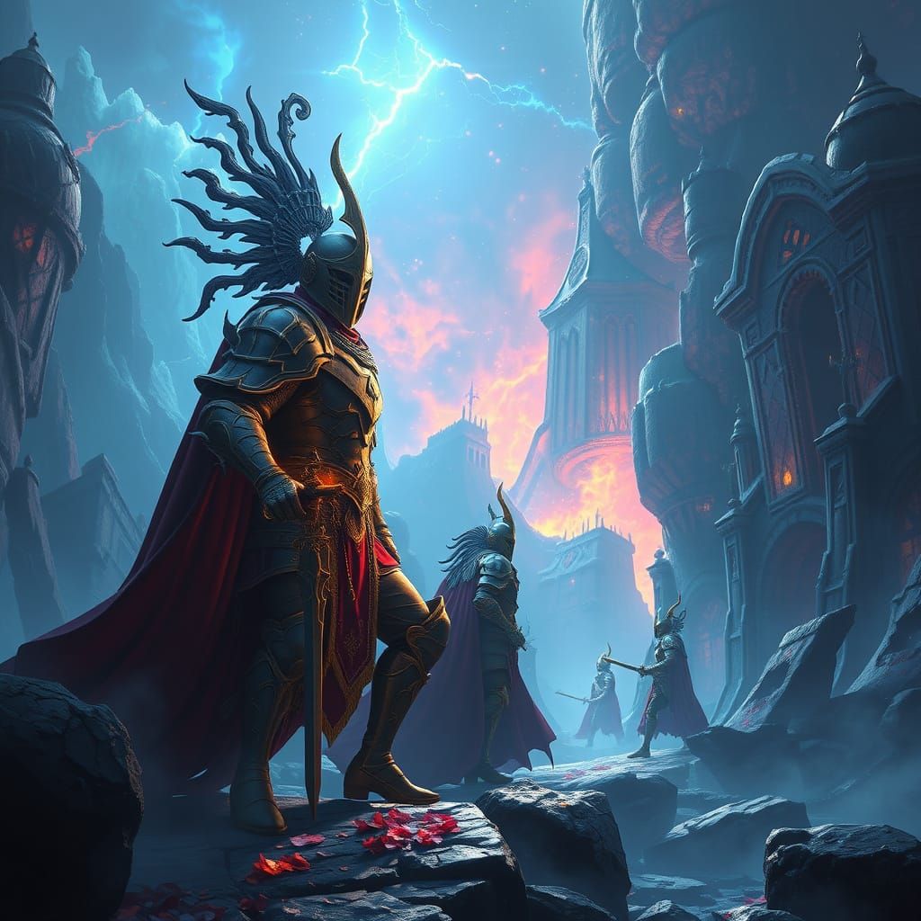 Visionaries: Knights of Vibrant Light in Fantastical Detail