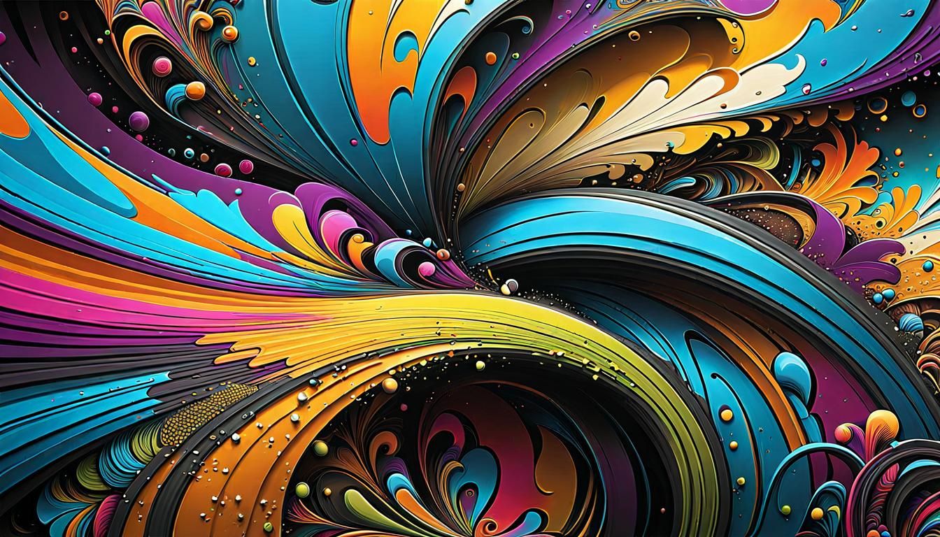 graffiti artist, Dirty Pilot abstract vector fractal, wave function, Zentangle, 3d shading Epic graffiti artist cinemati...