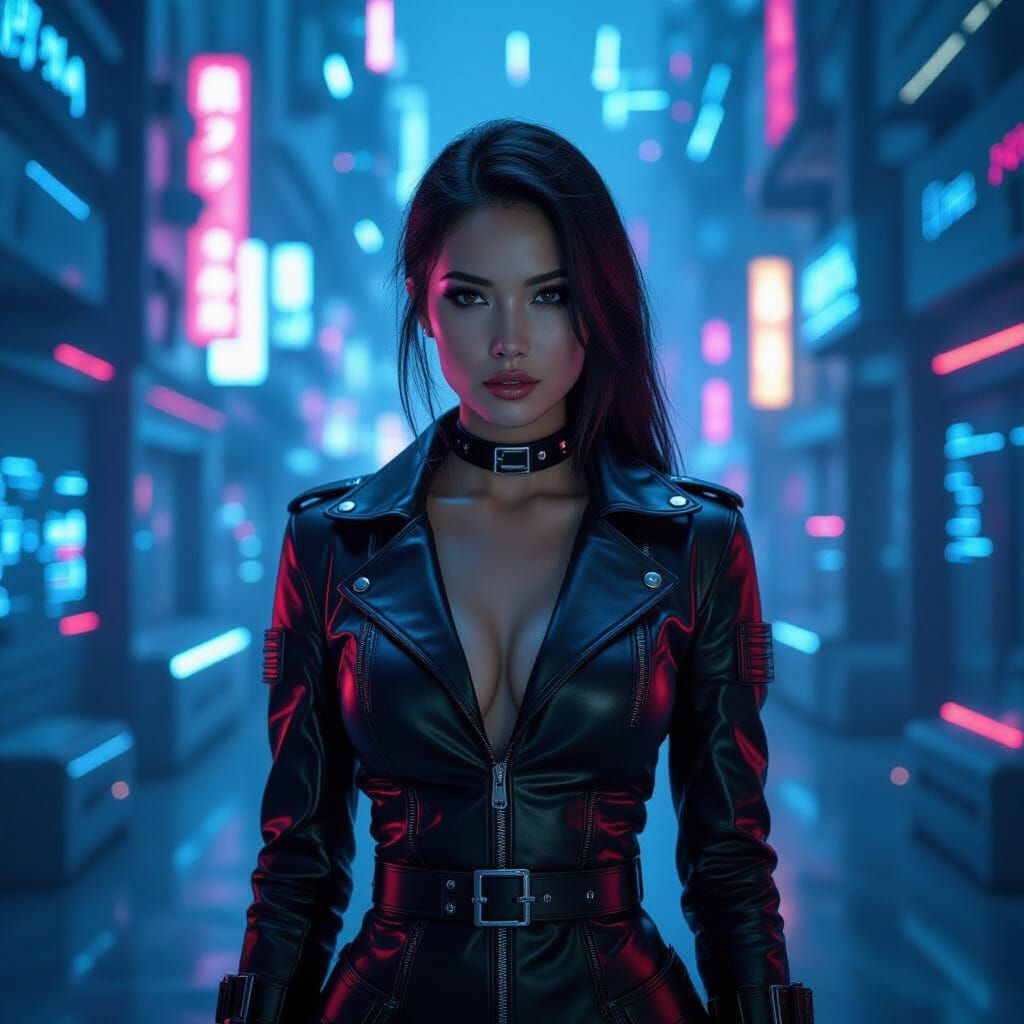cyberpunk nightlife