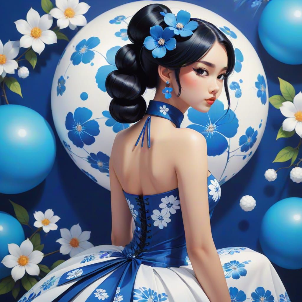 Ilya Kuvshinov and Sakimichan style. A confident woman with ...