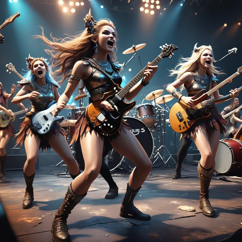 Centaurs Rock Concert: Fantasy Art in Unreal Engine