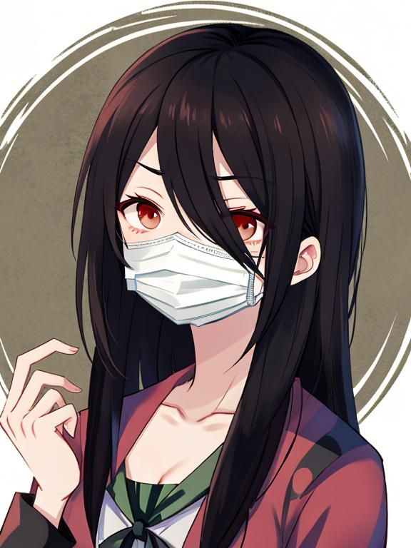 Kuchisake-Onna with Mask: A Modern Urban Legend