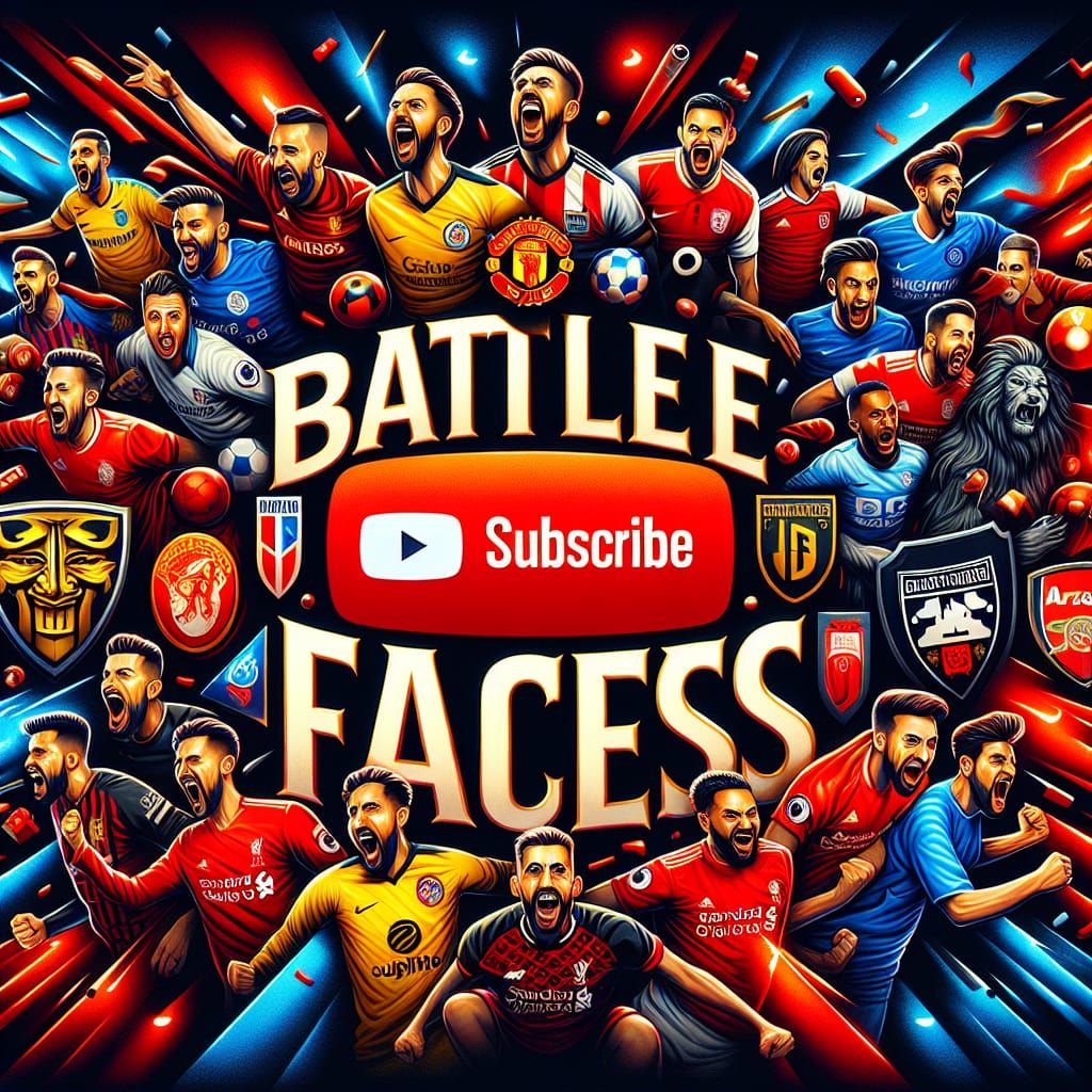 Dynamic Football Club Logos YouTube Thumbnail
