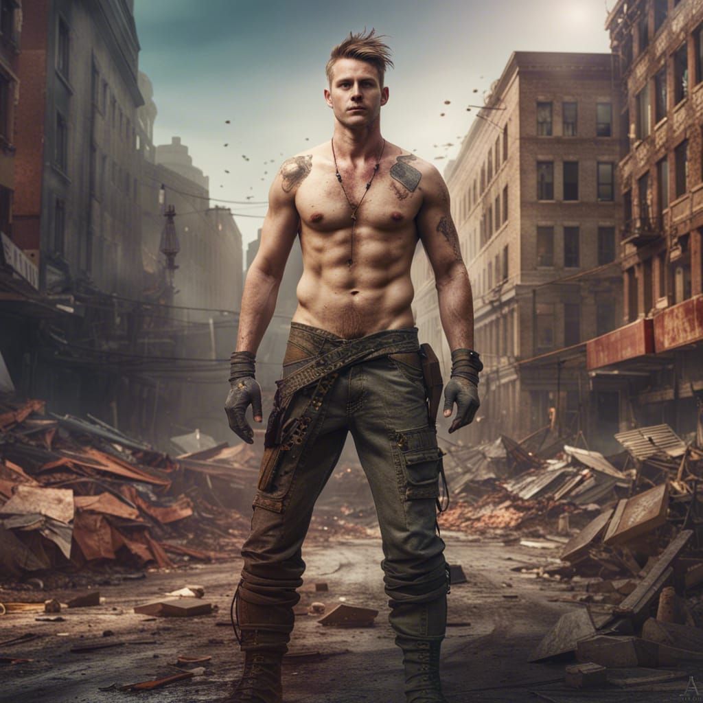 Post-Apocalyptic DC: Handsome Man in Ruins