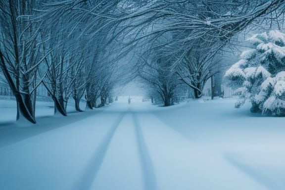 Majestic Winter Landscape Photography with Bokeh