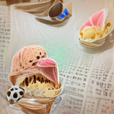 AI-Generated Image of Ice Cream