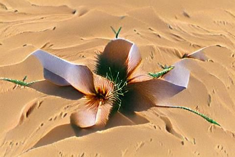 Desert Flower Digital Art