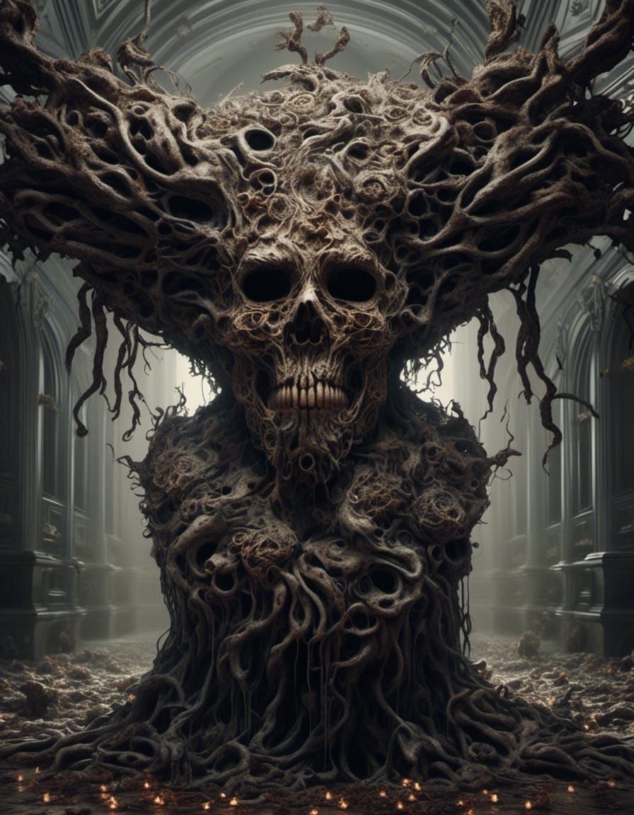 <lora:SuperHyperrealism:1.0>
Eyeless voids of a <mind:1.2> beautifully insane; evil and villains are <Gods:1.5>."
Ci...