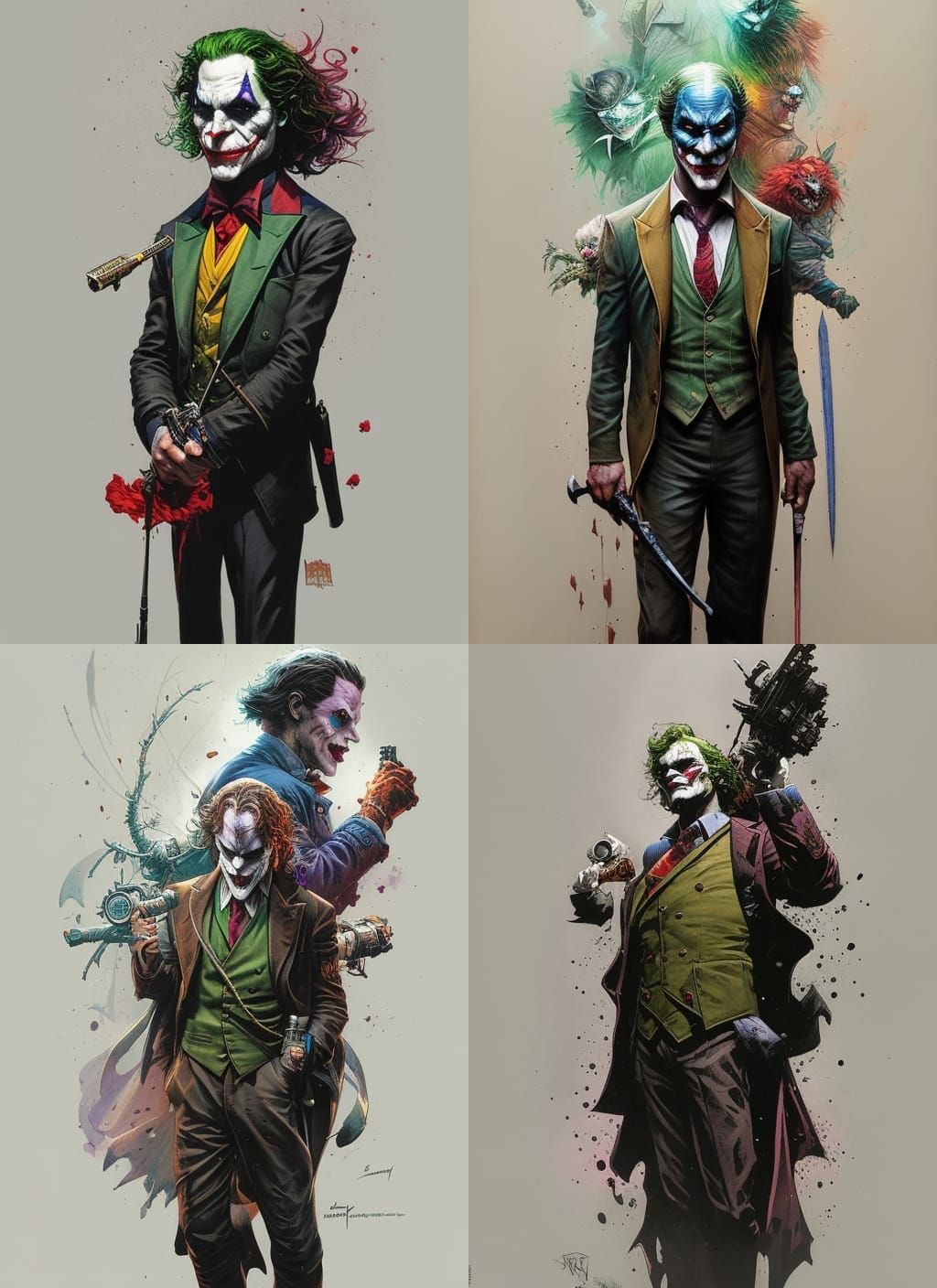 Shaun Evans as Joker: Crayon Caricature