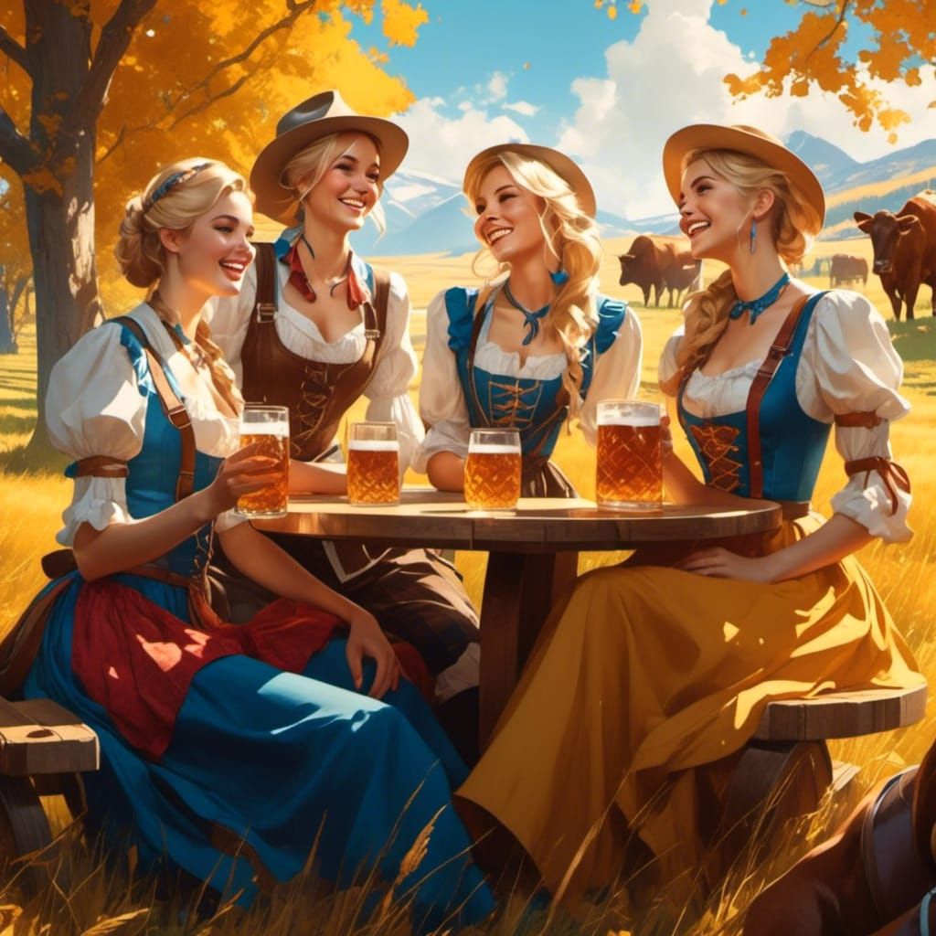 Oktoberfest 2023: As Julie and her sisters down a few more b...