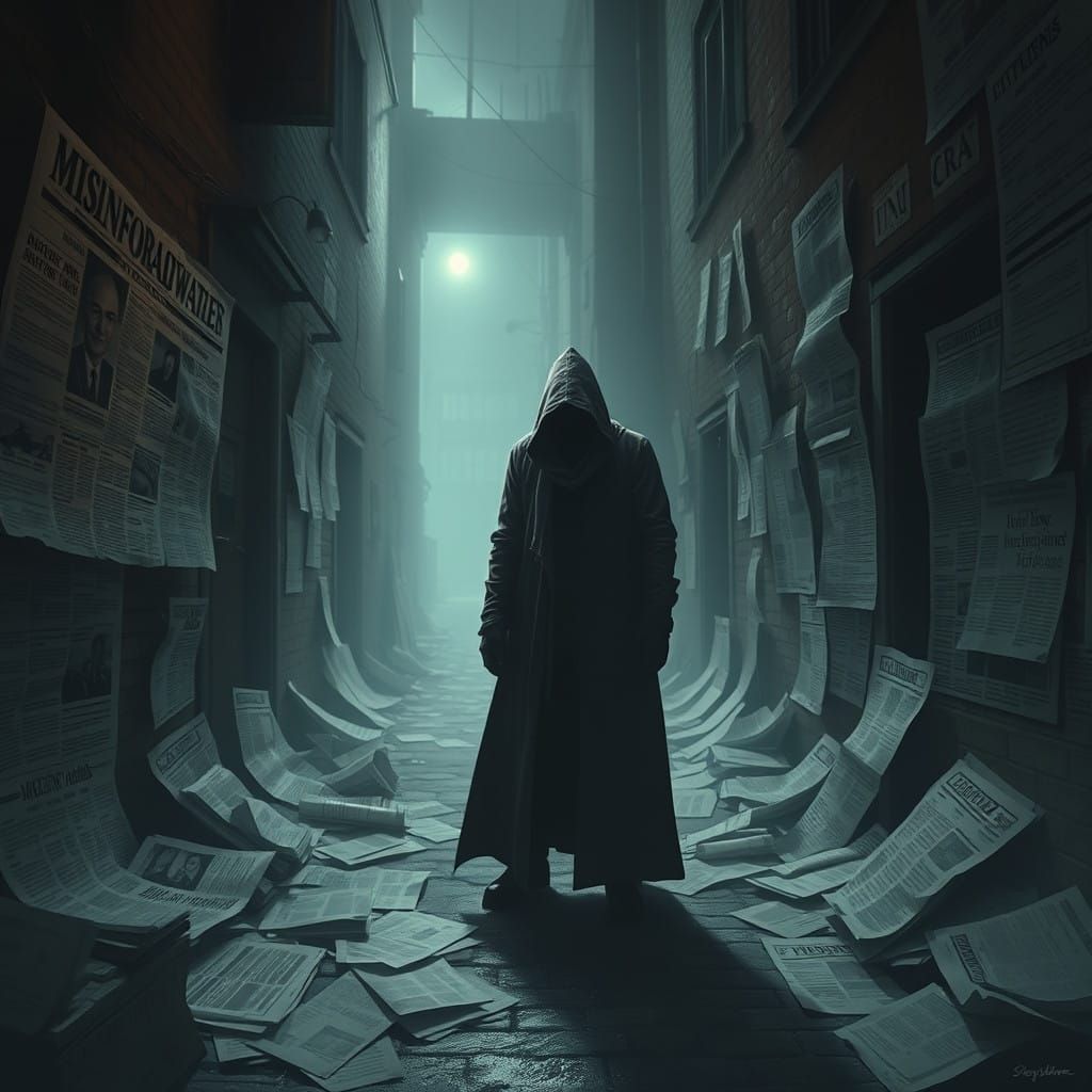 Dark Allegory of Misinformation