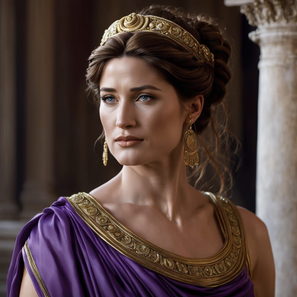 Kathryn Hahn as Roman Courtesan Claudia Prilidiana Germanica