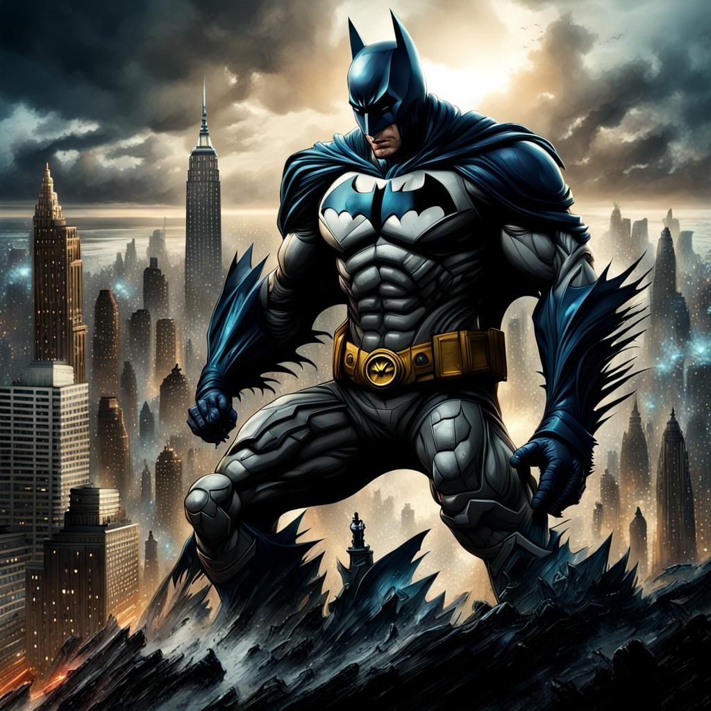 Epic Batman Wolverine Hybrid Versus Kaiju