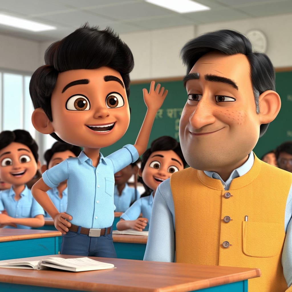Little Raju Answers Modi in Vibrant 3D Animation