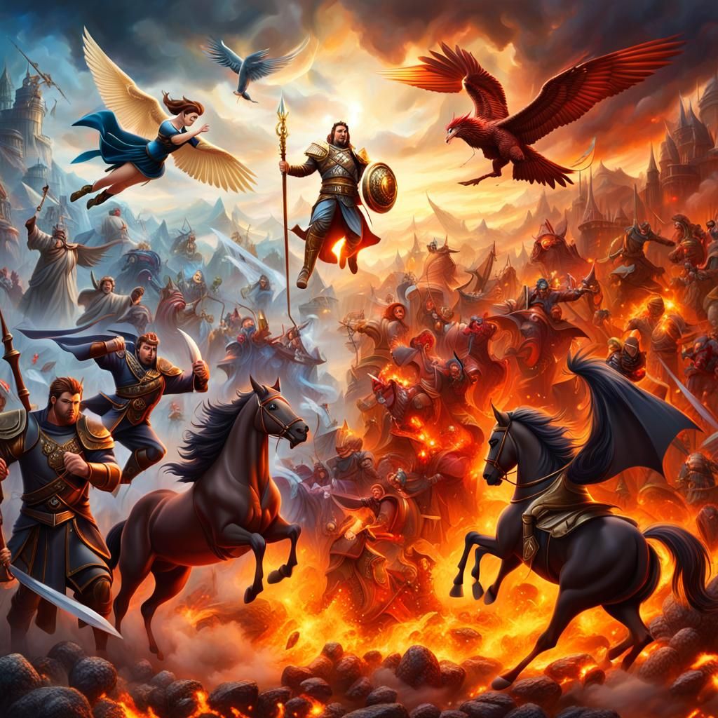 Conceptual Struggle Between Good and Evil