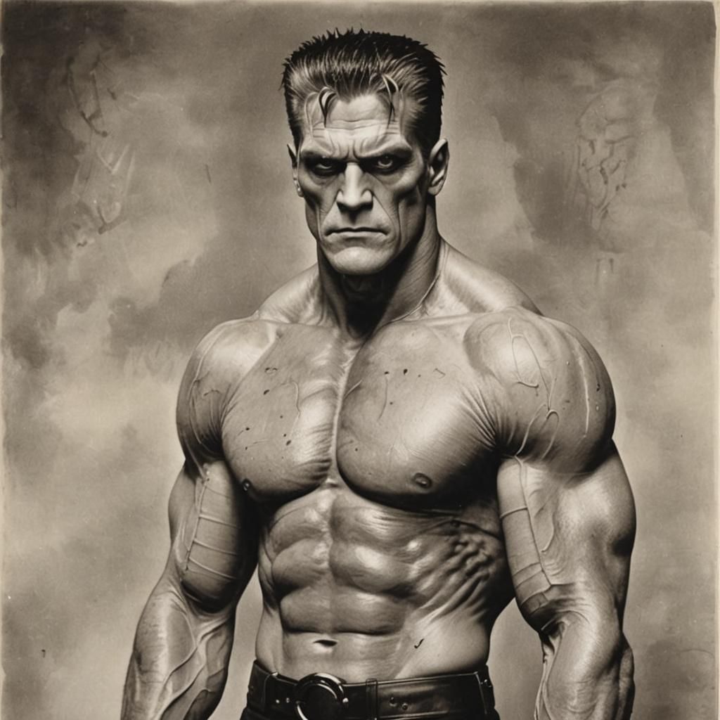 Frankenstein's Monster as Ivan Drago