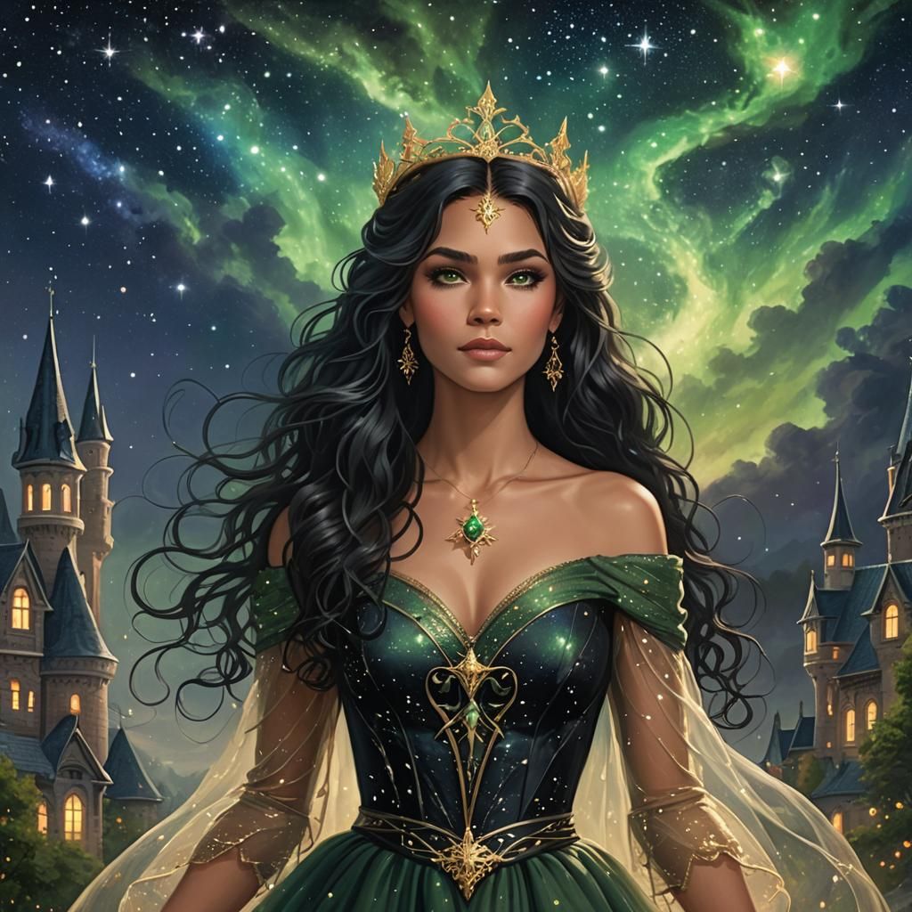 High Fae Princess in Ethereal Fantasy Style