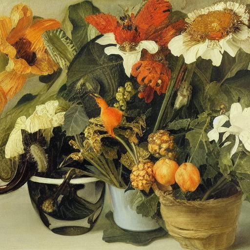 Classic Still Life in the Style of Old Masters