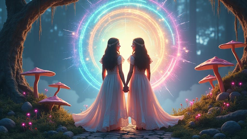 Fantasy Girls by Ethereal Portal in Detailed Matte Painting