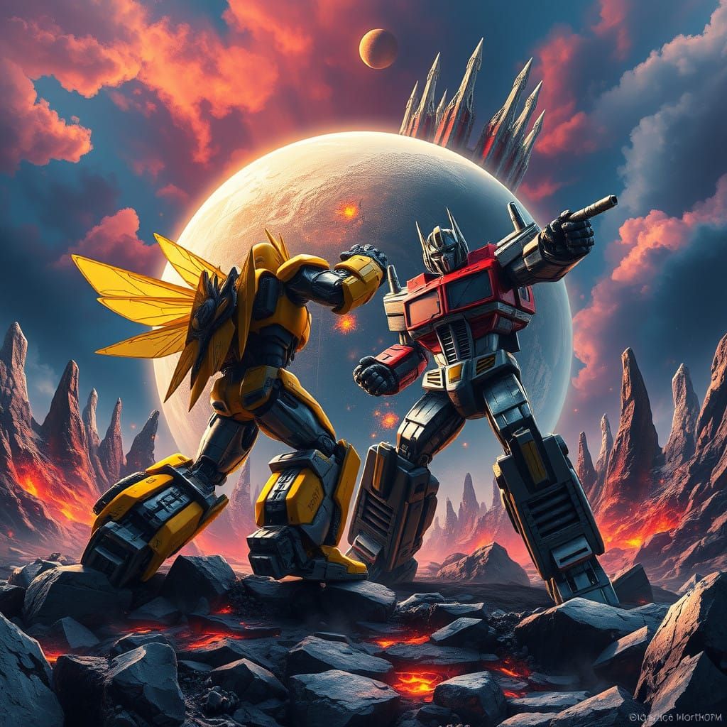 Transformers Heroes Clash with Unicron on Cybertron in Cyber...