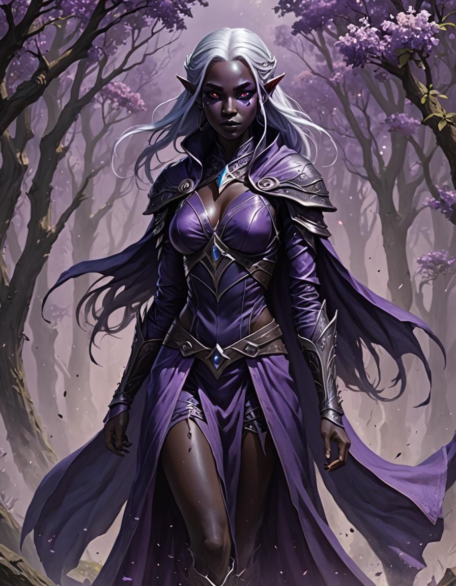 Drow Mage using thier Infared Vision