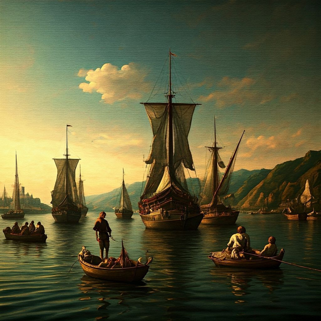 Dutch Landscape Painting in the Style of Van Goyen