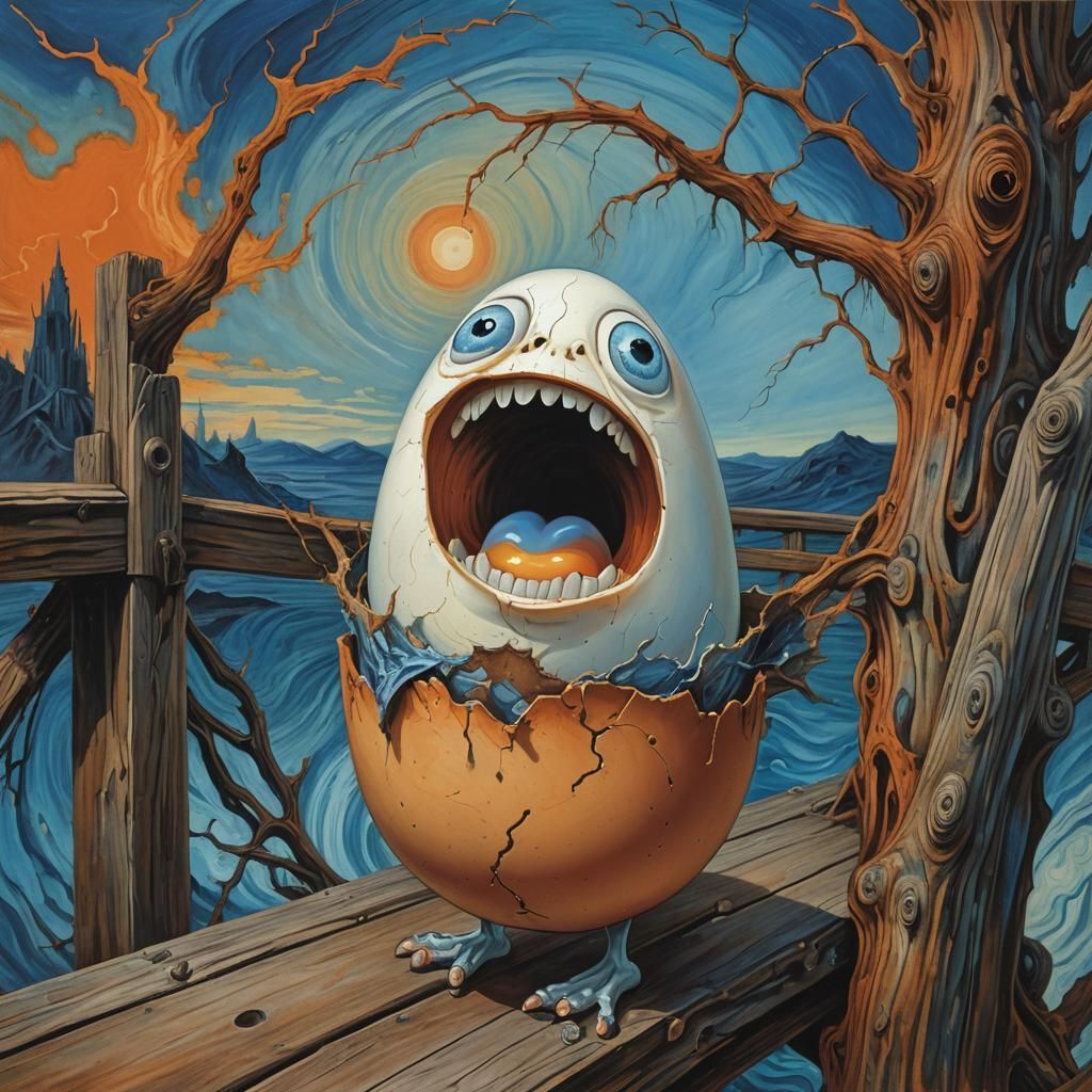 Emotive Egg's Silent Scream on Twisted Bridge