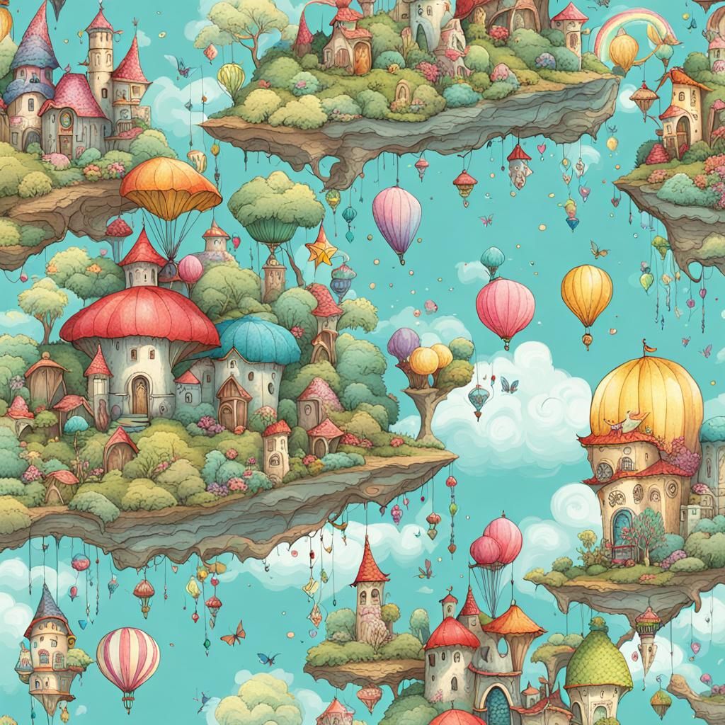 Whimsical Fantasy Scene