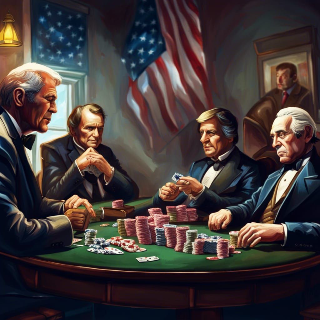 Historic Leaders Gather for High-Stakes Poker Night